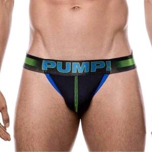 Men's Purple and Green Jockstrap Size Medium New with tags